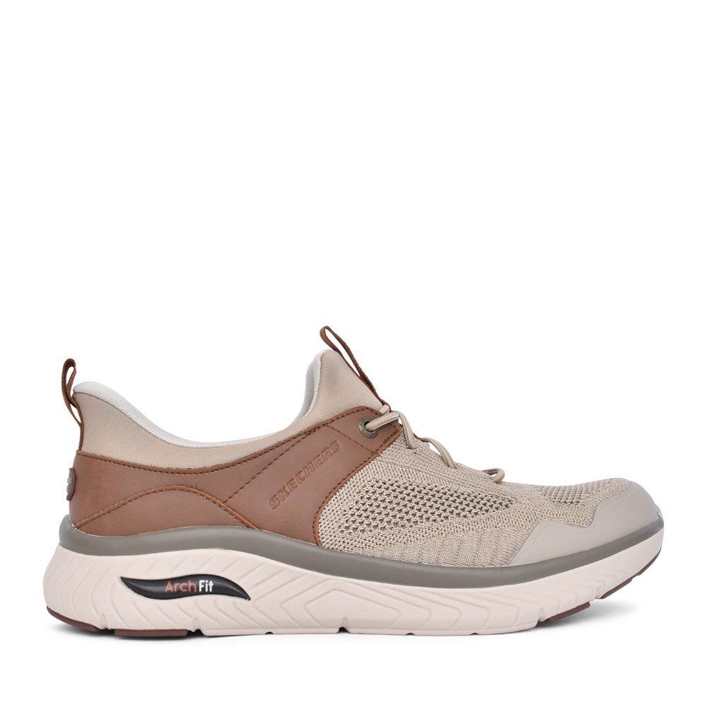 Mens 205340 Arch Fit Crosser Emeric Slip-ins In Taupe