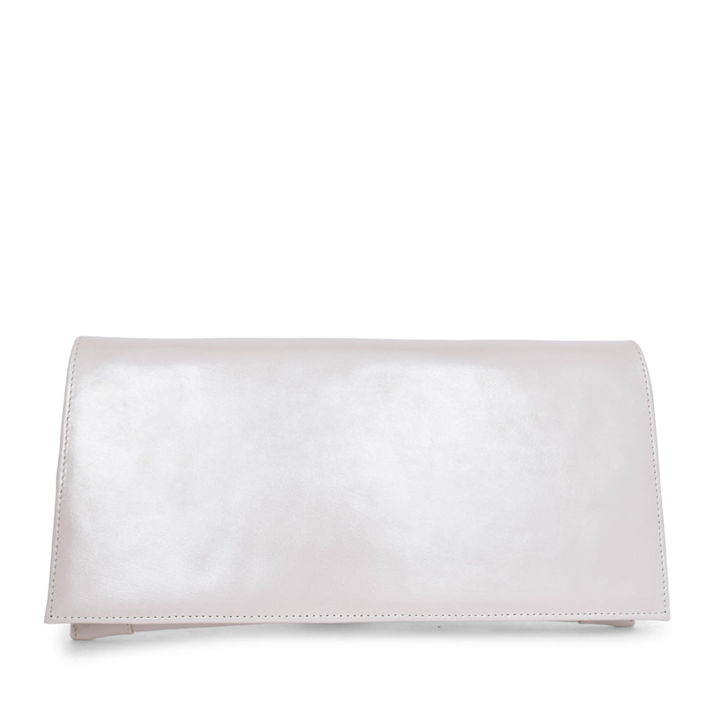 Ladies 0002-p Clutch Bag In Pearl