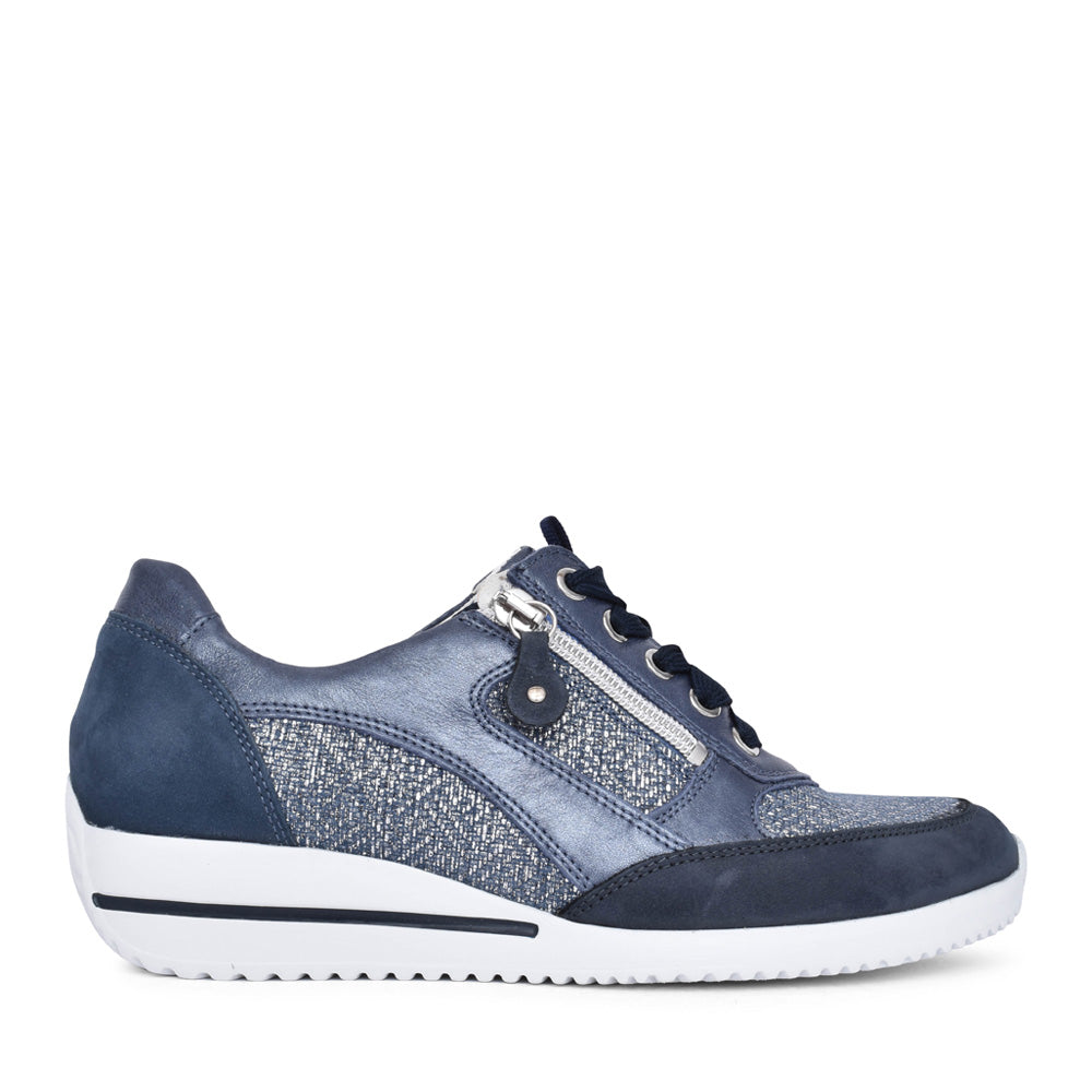 Ladies 980008 Hilmona H-fit Trainer In Blue