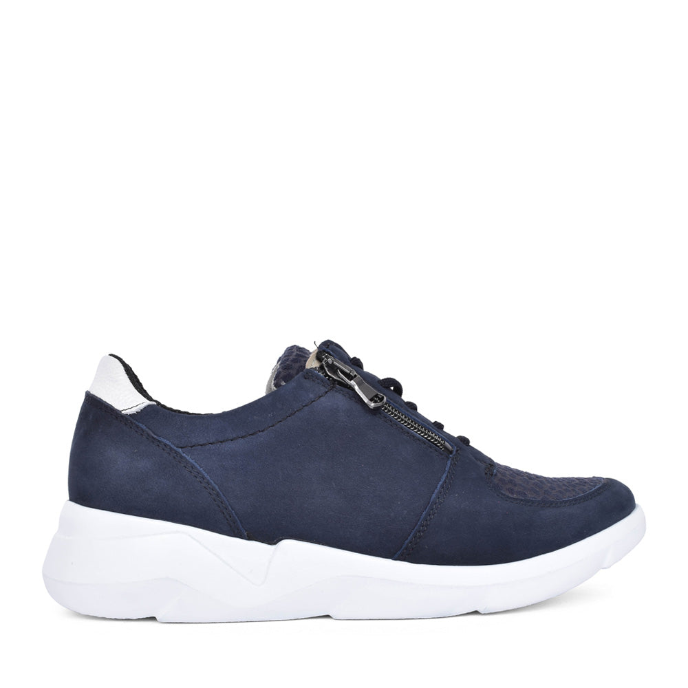 Ladies 668k02 Funky K-fit Trainer In Navy
