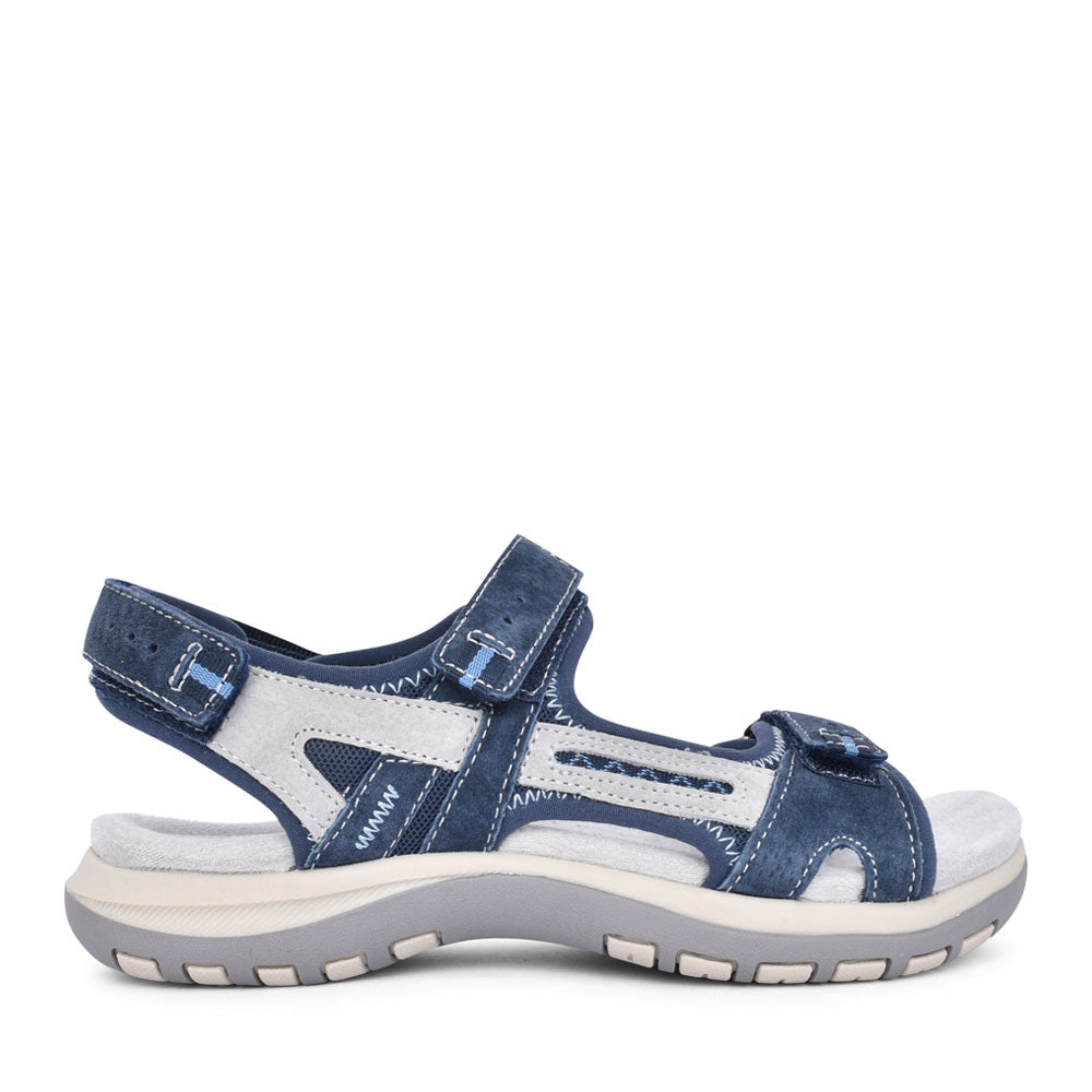 Ladies Ziri 41063 Sandal In Navy Multi