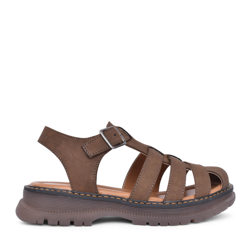 Ladies 769529 Peyton 09 Platform Sandal In Brown