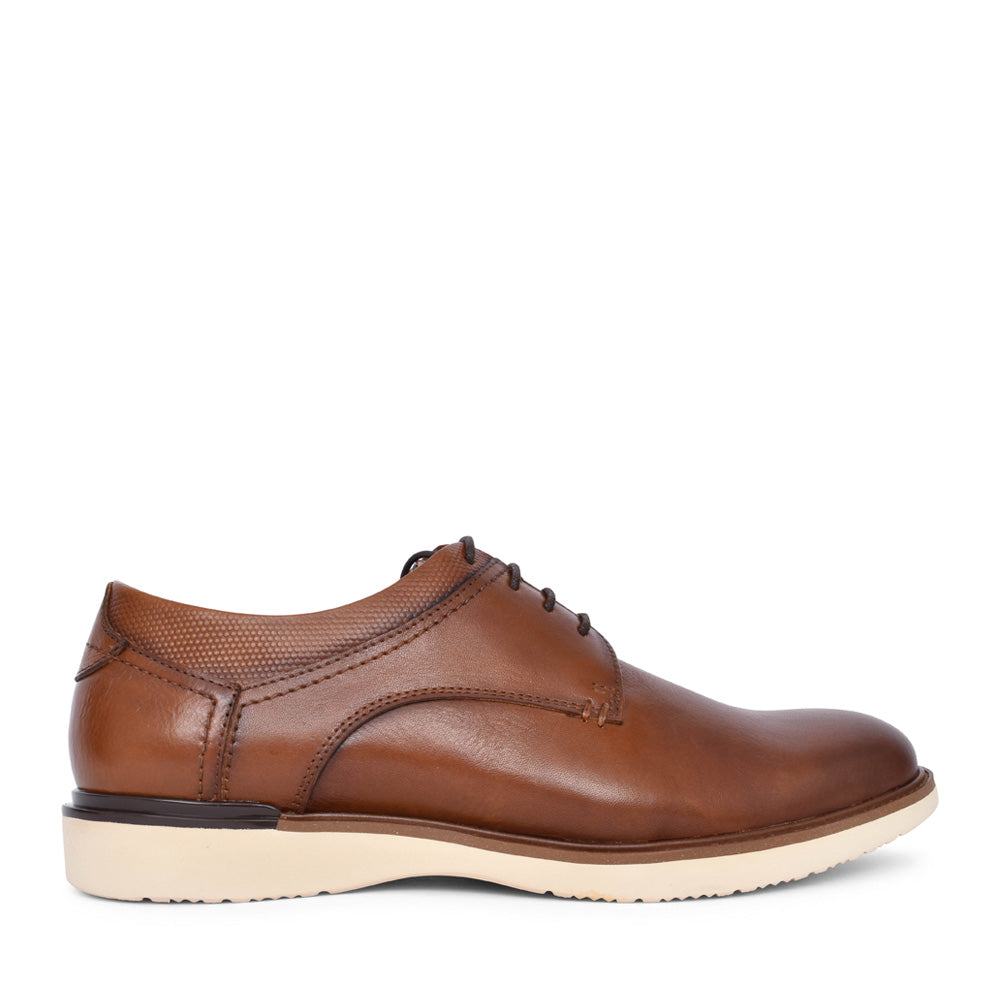 Mens Alzahir Laced Shoe In Brandy