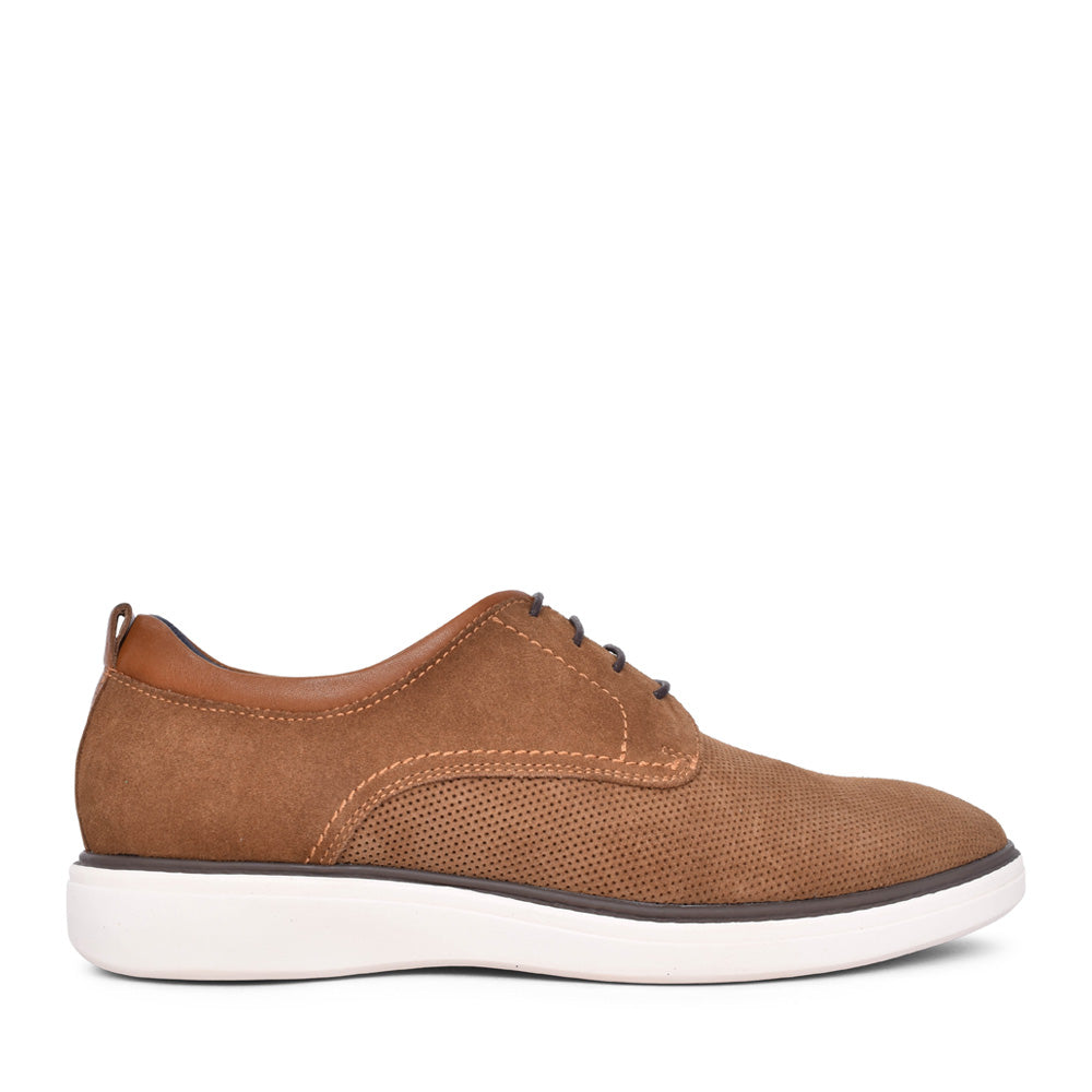 Mens Kintail Laced Shoe In Brandy