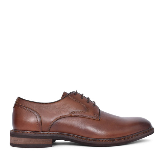 Mens Gotthand Laced Shoe In Brandy