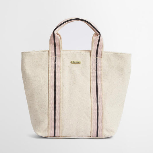 Ladies Madison Mini Beach Tote Bag In Beige