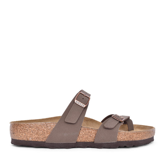 Ladies 71061 Mayari Toe Post Mule In Mocha