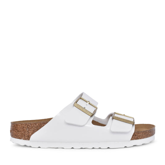 Ladies 1005294 Arizona Double Strap Mule In White