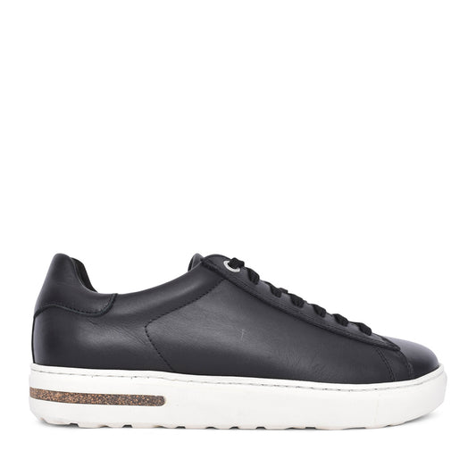 Ladies 1017721 Bend Natural Leather Trainer In Black