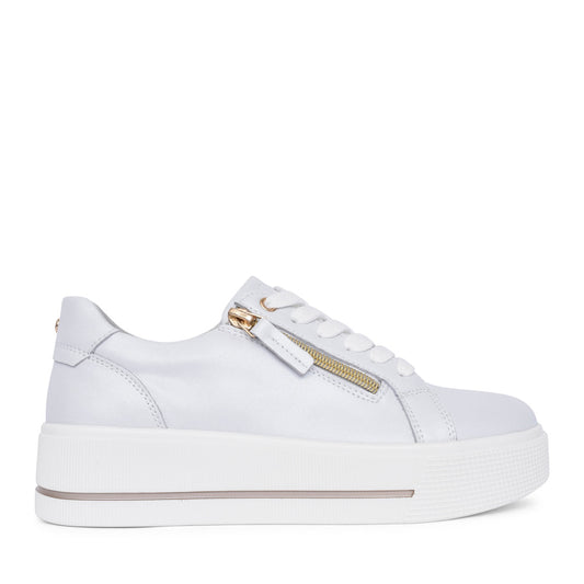 Ladies Ravenna Splendore Platform Trainer In White