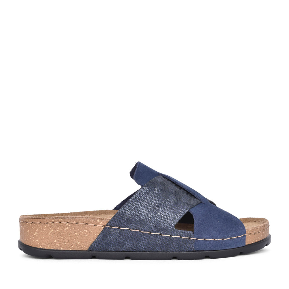 Ladies 5410 Mule Sandal In Navy