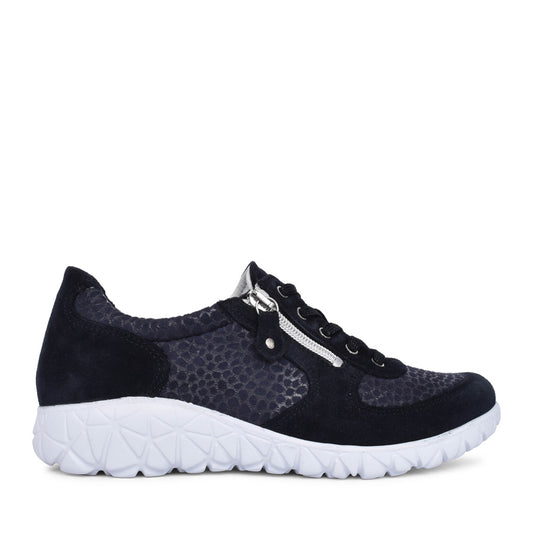 Ladies H89001 Havy H-fit Trainer In Navy