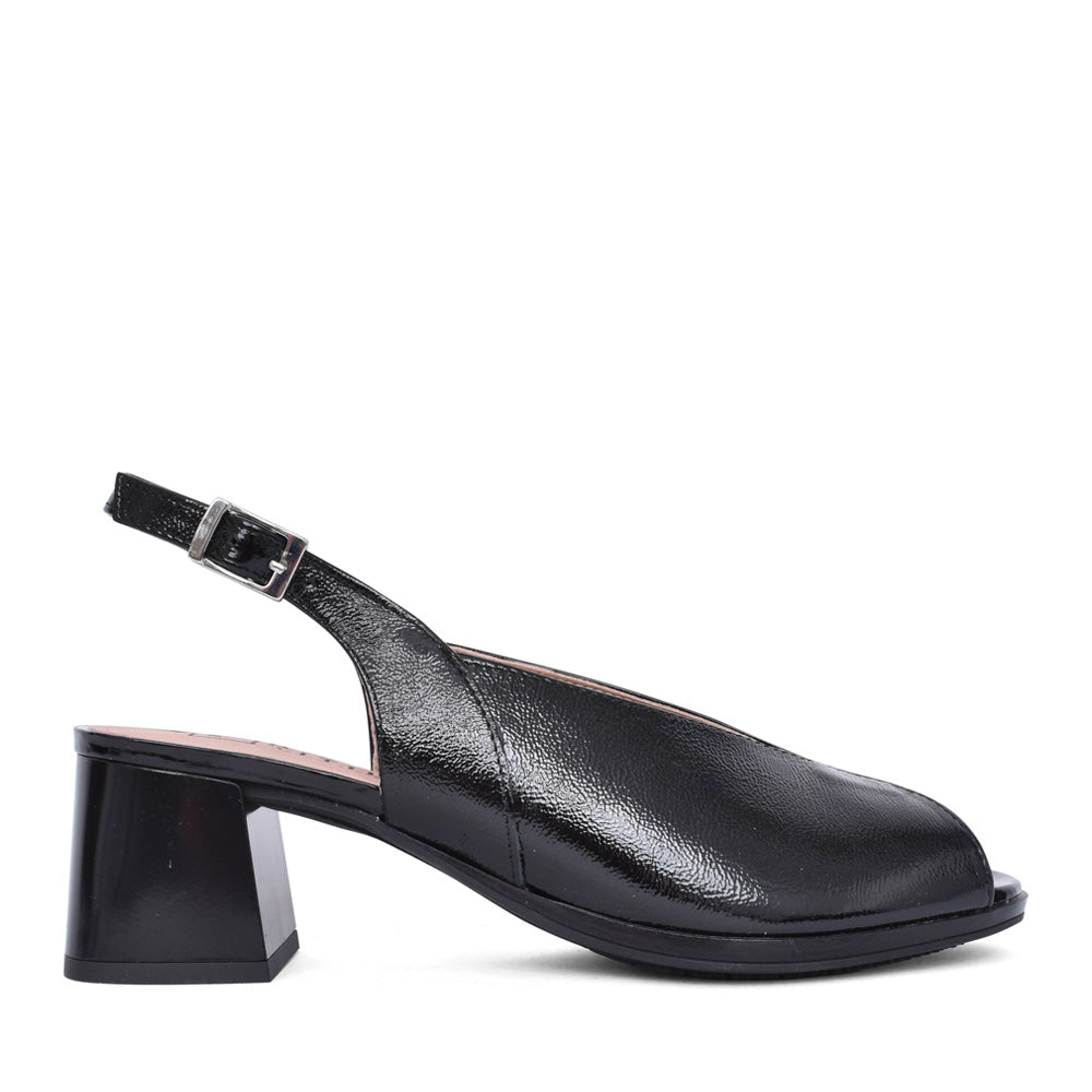 Ladies 10.536 Sling Back Sandal In Black