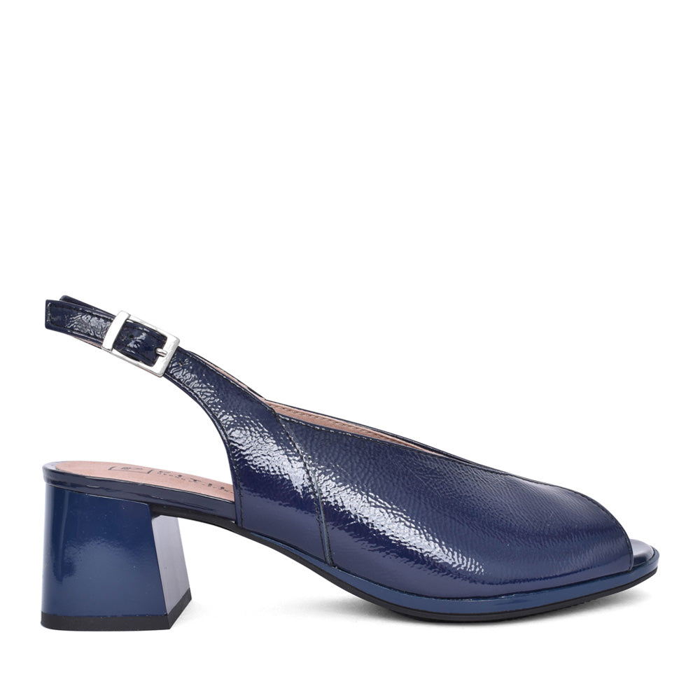 Ladies 10.536 Sling Back Sandal In Navy