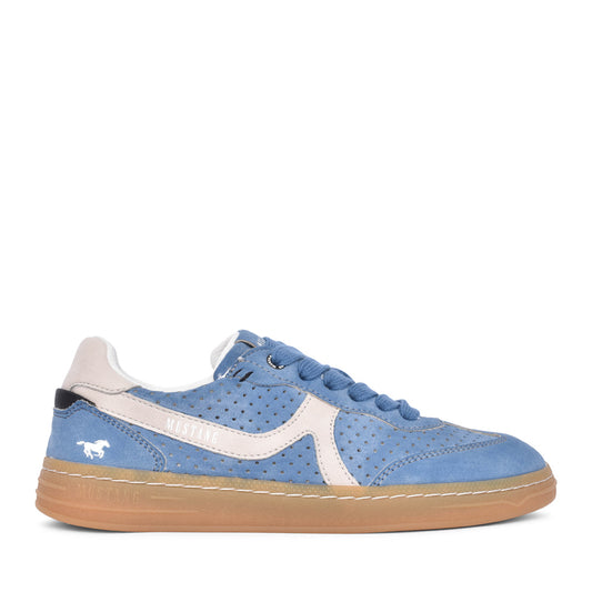 Ladies 1511302 Laced Trainer In Blue