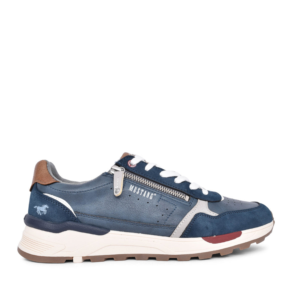 Mens 4186307 Laced Trainer In Dark Blue