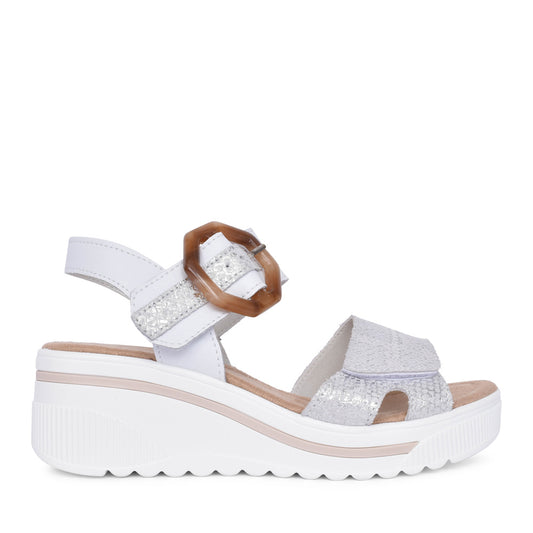 Ladies T42-203 Sandal In White