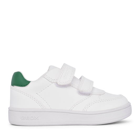 Boys B555la B Eclyper Velcro Trainer In White