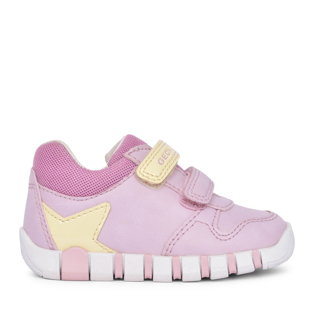 Girls B5558a B Iupidoo Velcro Trainer In Pink