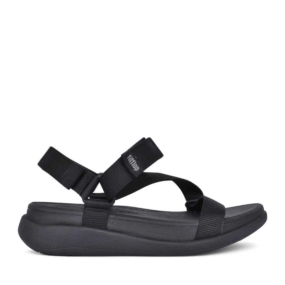 Ladies Iv8-090 F-mode Go Adjustable Strap Sandal In Black