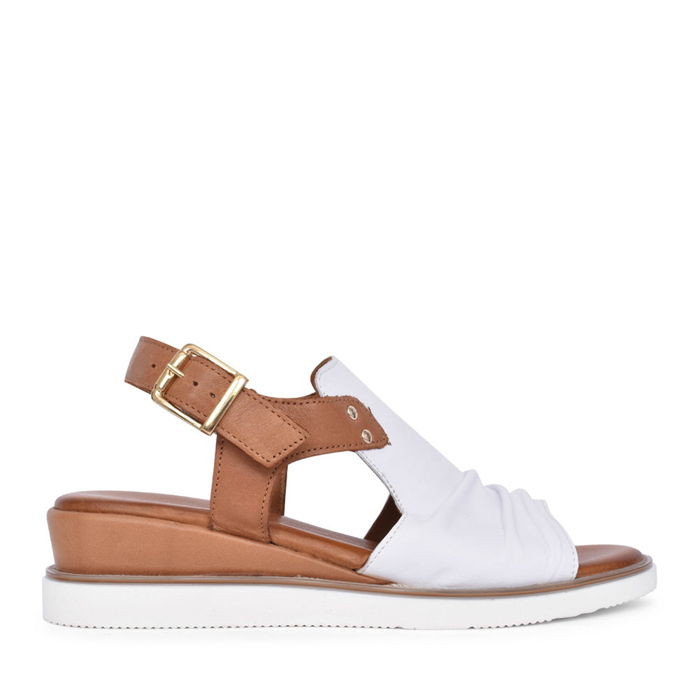 Ladies Steffi Ljs003 Sandal In White