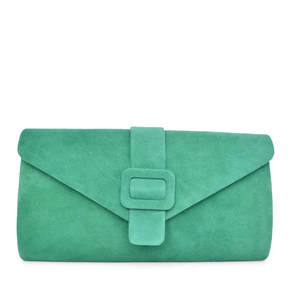 Ladies Aletta Ulg085 Clutch Bag In Green