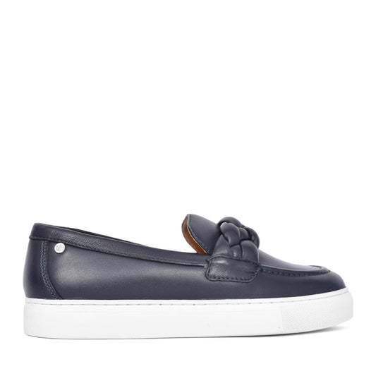 Ladies Bertie Uls518 Slip-on Shoe In Navy