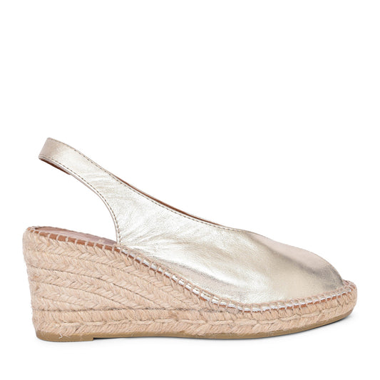 Ladies 2127 Wedge Sandal In Metallic