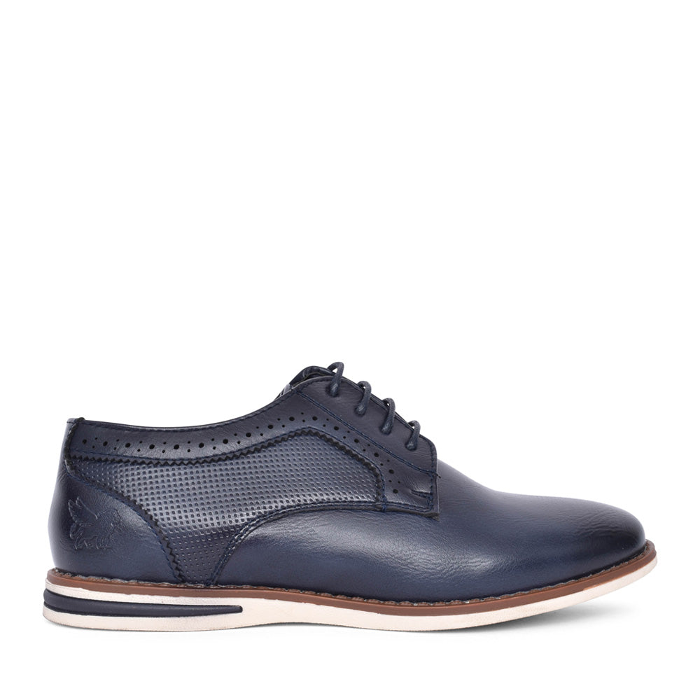 Boys Oslo Laced Shoe In Navy
