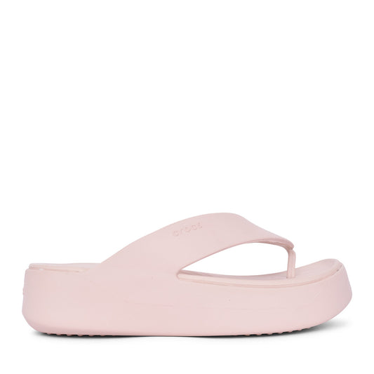 Unisex 209410 Platform Toe Post Sandal In Quartz