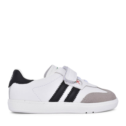 Boys 046705 Velcro Trainer In White Multi