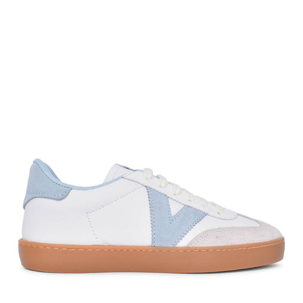 Ladies 1126206 Berlin Laced Trainer In Sky Blue