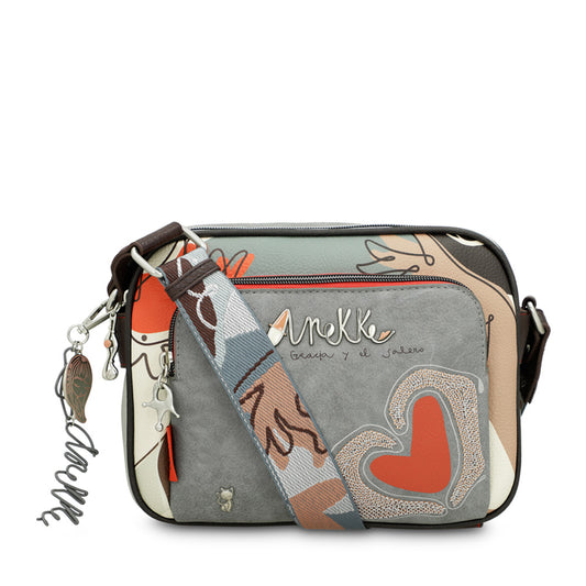 Ladies 40763-516 Cross Body Bag In Grey