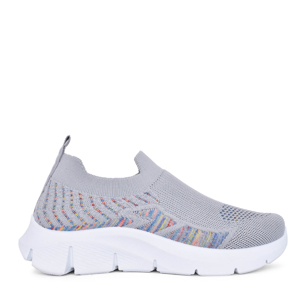 Ladies Limoncello Slip-on Trainer In Grey