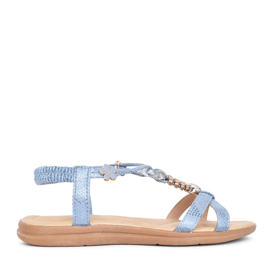 Ladies Ophelia Sandal In Blue