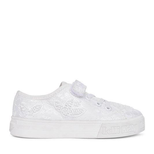 Girls Lk4921 Sharon Trainer In White