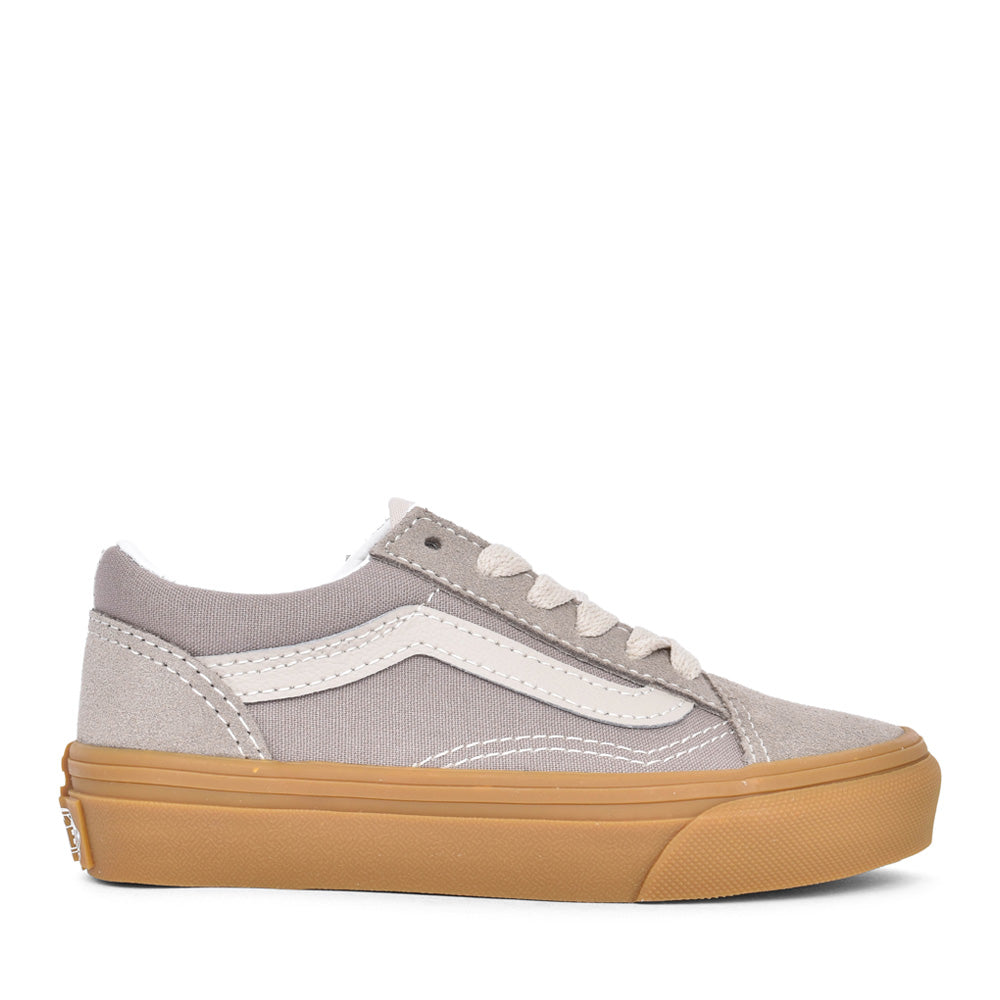 Unisex Old Skool Junior Laced Shoe In Grey