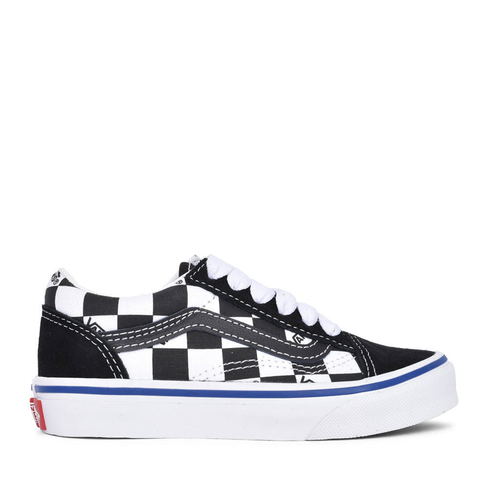 Unisex Old Skool Junior Laced Shoe In Black Multi