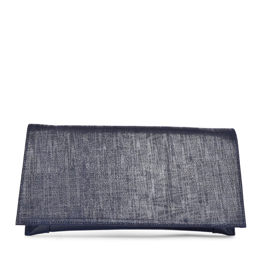 Ladies 0002-p Clutch Bag In Navy