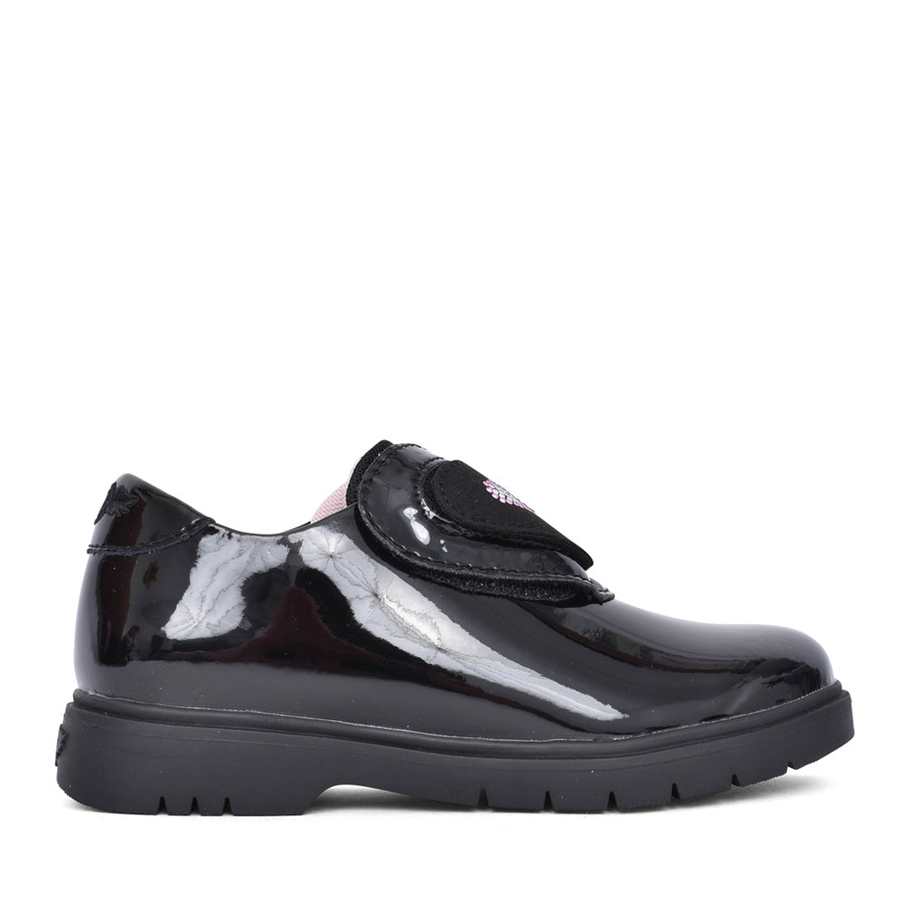 Girls Lk8944 Eloise Shoe In Blk Patent