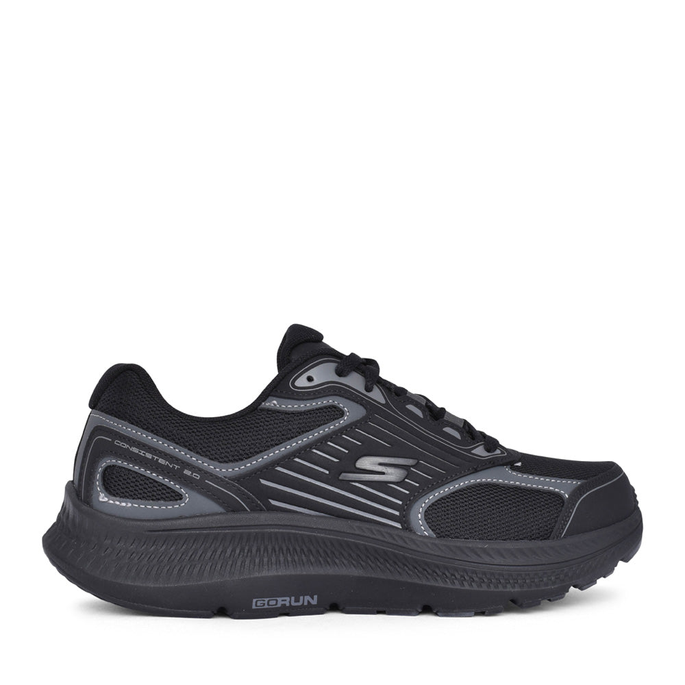 Mens 220866ww Go Run Consistent 2.0 Trainer In Black