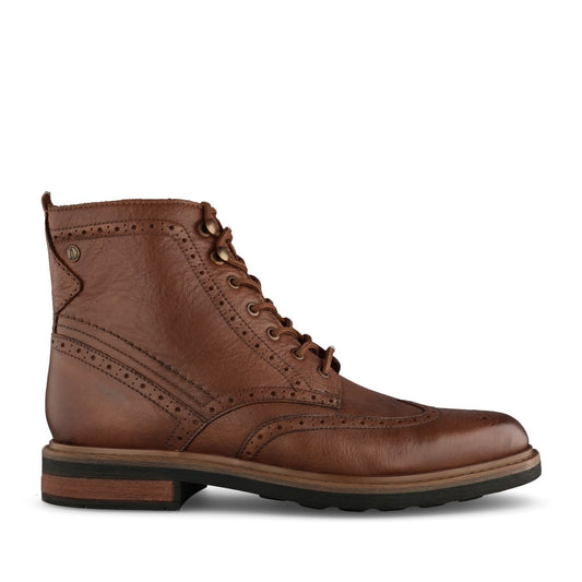 Mens Newford Lace G-fit Boot In Mid Tan