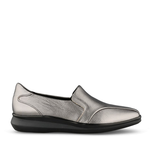 Ladies Lynell Edge D-fit Slip-on Shoe In Pewter
