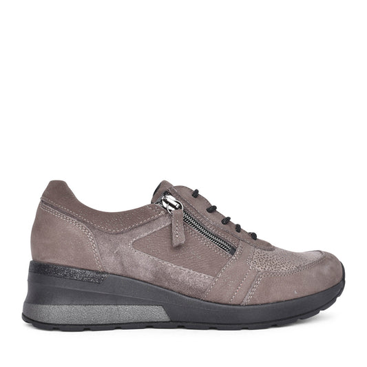 Ladies 939h01 Clara H-fit Trainer In Brown