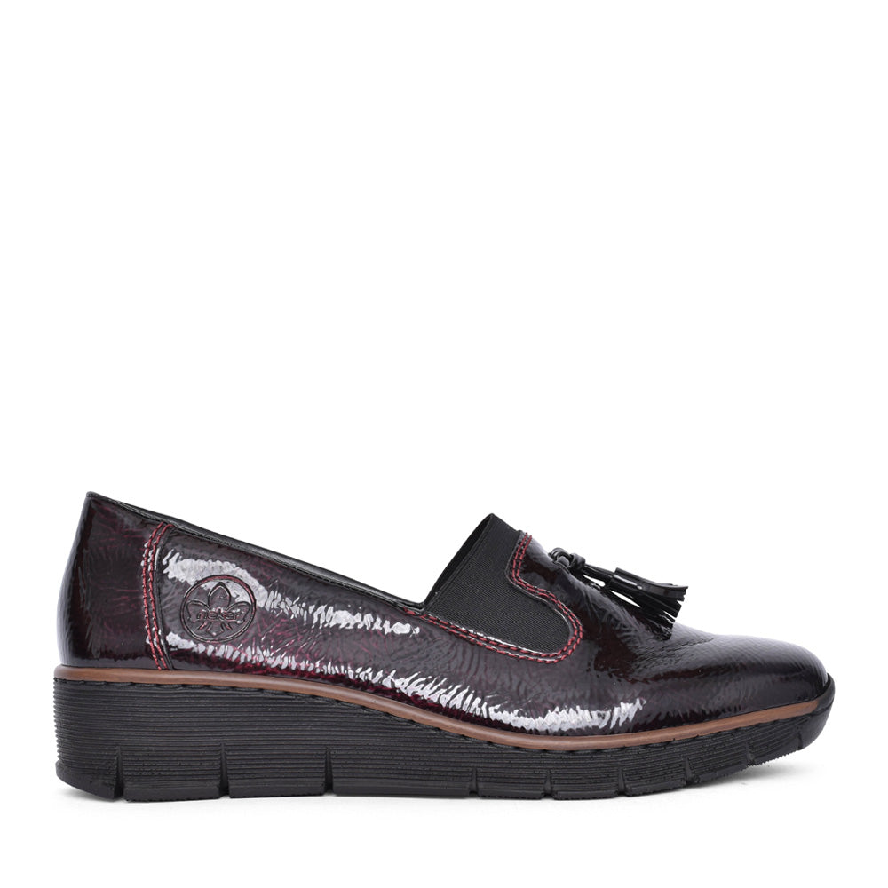 Ladies 53751 Loafer In Burgandy