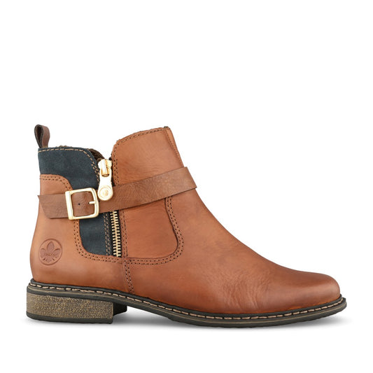 Ladies Z4959 Ankle Boot In Brown
