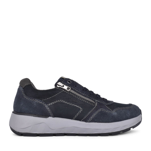 Mens 11500 Laced Trainer In Navy