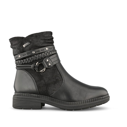 Ladies 8-25464 Ankle Boot In Black
