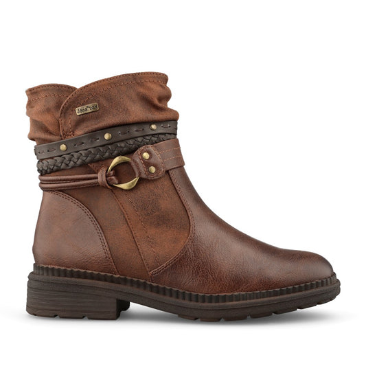 Ladies 8-25464 Ankle Boot In Cognac