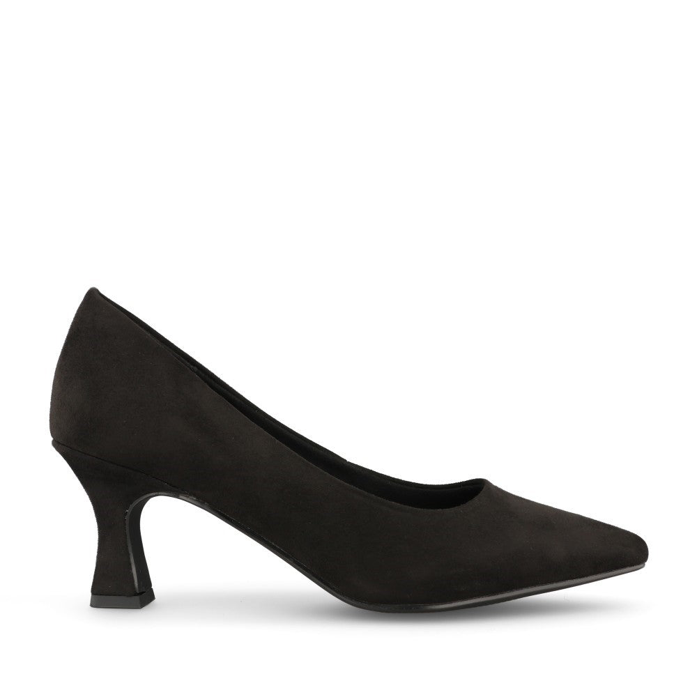 Ladies 2-22418 Medium Heel Court Shoe In Black